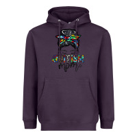 Plum autism mom Heavyweight Hoodie - CowhideDigitalArt