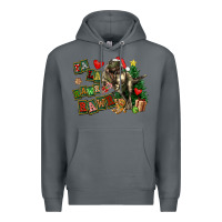 Rock Fa La La Trex Christmas Premium Hoodie - FaDigitalArtStudio