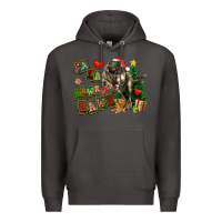 Smoke Fa La La Trex Christmas Premium Hoodie - FaDigitalArtStudio