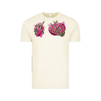 Vintage Arctic Breast Cancer skeleton hands Vintage Tee - NancyCooperArtShop