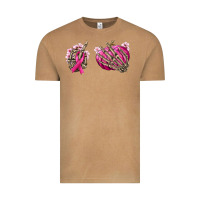 Vintage Camel Breast Cancer skeleton hands Vintage Tee - NancyCooperArtShop