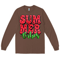 Chestnut summer vibes watermelon Long Sleeve Tee - Jasminsmagicworld