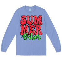Colony Blue summer vibes watermelon Long Sleeve Tee - Jasminsmagicworld