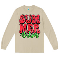 Mushroom summer vibes watermelon Long Sleeve Tee - Jasminsmagicworld