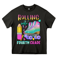 Asphalt rolling into fourth grade Heavy Core Tee - BundleAndBundleShop