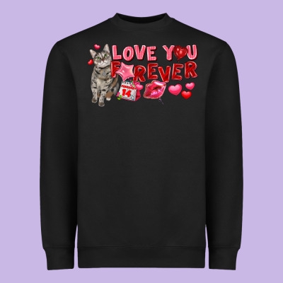 Love You Forever Heavyweight Sweatshirt Designed By Fadigitalartstudio