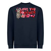 Navy love you forever Heavyweight Sweatshirt - FaDigitalArtStudio