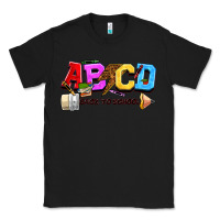 Black abcd back to school Classic Tee - NancyCooperArtShop