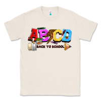 Natural abcd back to school Classic Tee - NancyCooperArtShop