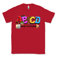Red abcd back to school Classic Tee - NancyCooperArtShop