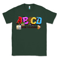 Sports Green abcd back to school Classic Tee - NancyCooperArtShop