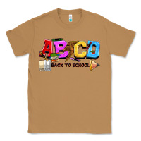 Toasted Coconut abcd back to school Classic Tee - NancyCooperArtShop