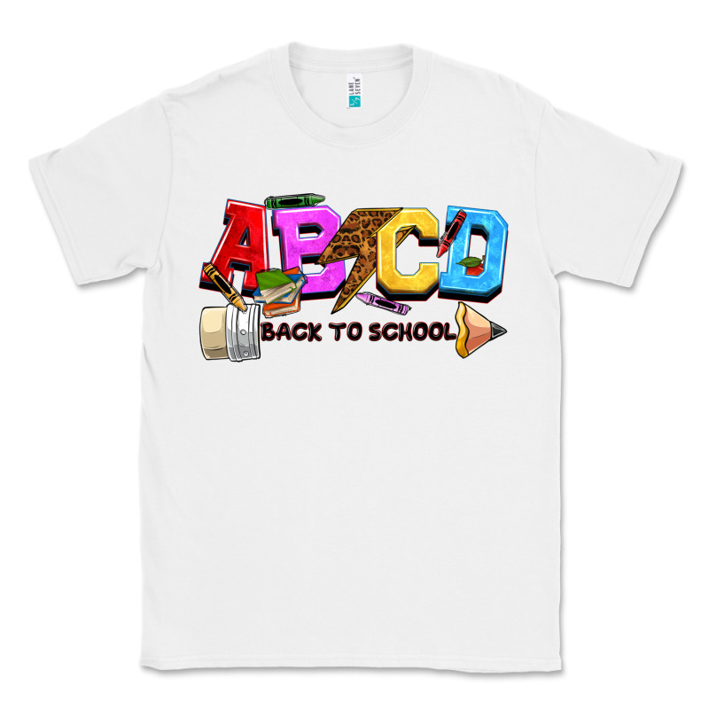 Abcd Back To School Classic Tee by NancyCooperArtShop | Teevron