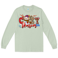 Matcha cozy season snowman Long Sleeve Tee - CowGirlArtShop