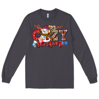 Smoke cozy season snowman Long Sleeve Tee - CowGirlArtShop