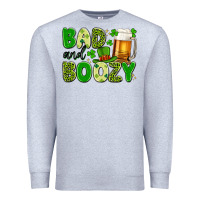 Heather Grey bad and boozy Premium Sweatshirt - Artiststas