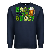 Navy bad and boozy Premium Sweatshirt - Artiststas