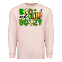 Pale Pink bad and boozy Premium Sweatshirt - Artiststas