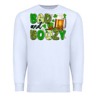 White bad and boozy Premium Sweatshirt - Artiststas