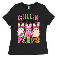 Black chillin' with my peeps Ladies Tee - Artiststas