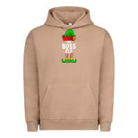 Pigment Burro Boss Elf Matching Family Christmas Urban Hoodie - lanVoArt