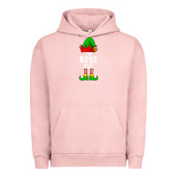 Pigment Salmon Boss Elf Matching Family Christmas Urban Hoodie - lanVoArt