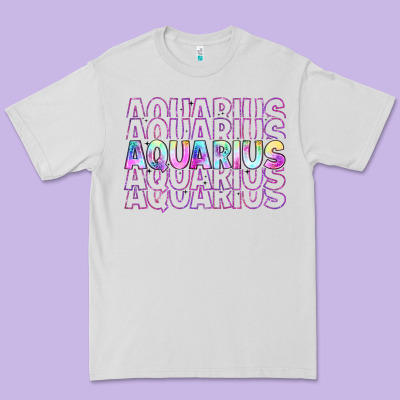 Aquarius Premium Tee Designed By Artiststas