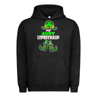 Pigment Black funny the aunt irish leprechaun st patricks day gift t shirt Urban Hoodie - lanVoArt