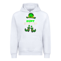 White funny the aunt irish leprechaun st patricks day gift t shirt Urban Hoodie - lanVoArt