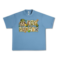 Pebble Blue Egg hunter with plate letters Easter Day Urban Heavy Tee - HowdyJamesFarm