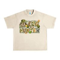 Sandshell Egg hunter with plate letters Easter Day Urban Heavy Tee - HowdyJamesFarm