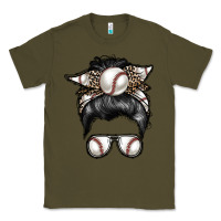 Army Green baseball mom Classic Tee - RacoonDesign