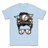 Dusty Blue baseball mom Classic Tee - RacoonDesign