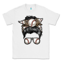 White baseball mom Classic Tee - RacoonDesign