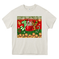 Cream joy tumbler Heavy Core Tee - BundleAndBundleShop