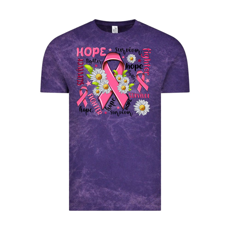 Breast Cancer Vintage Tee by NancyCooperArtShop | Teevron