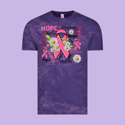 Breast Cancer Vintage Tee Designed By Nancycooperartshop