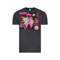 Vintage Black Breast Cancer Vintage Tee - NancyCooperArtShop
