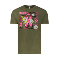 Vintage Olive Breast Cancer Vintage Tee - NancyCooperArtShop