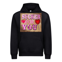 Black valentine's day sucker for you Urban Hoodie - BarkalooDesign