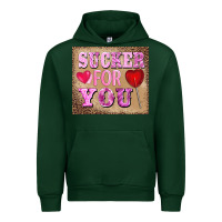 Forest Green valentine's day sucker for you Urban Hoodie - BarkalooDesign