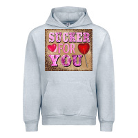 Heather Grey valentine's day sucker for you Urban Hoodie - BarkalooDesign
