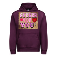 Mauve Wine valentine's day sucker for you Urban Hoodie - BarkalooDesign