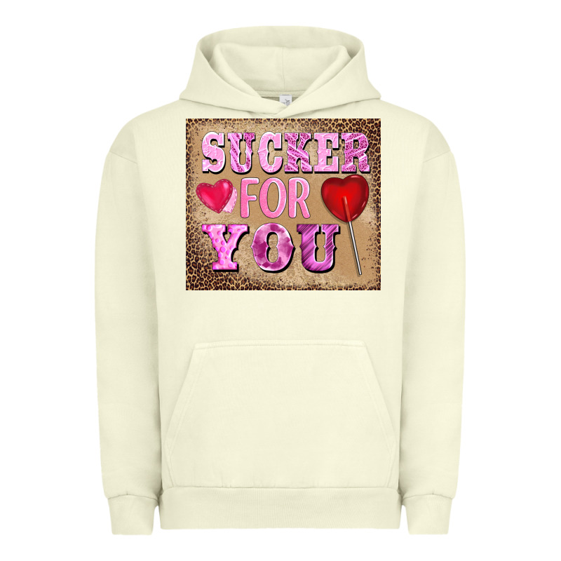 Valentine's Day Sucker For You Urban Hoodie by BarkalooDesign | Teevron