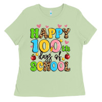 Matcha happy 100 th days of school Ladies Tee - Artiststas