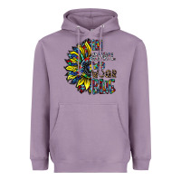 Lavender autism sunflower Heavyweight Hoodie - CowhideDigitalArt