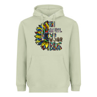 Matcha autism sunflower Heavyweight Hoodie - CowhideDigitalArt