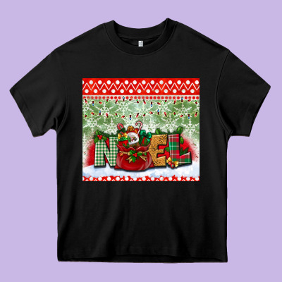 Noel Tumbler Heavy Core Tee Designed By Bundleandbundleshop