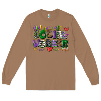 Toasted Coconut social worker mardi gras cowgirl Long Sleeve Tee - CowGirlArtShop