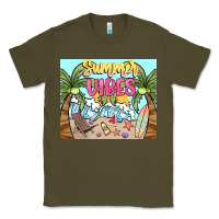 Army Green summer vibes Classic Tee - NancyCooperArtShop